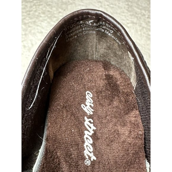 Easy Street Shoes Womens Professional Clogs 30-0455 Brown Leather Slip On Sz 6W - Picture 8 of 9